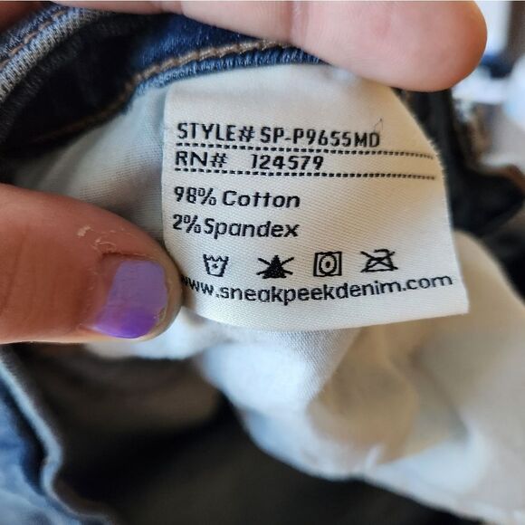 Sneak Peak Skinny Jeans with Rips - Picture 14 of 15